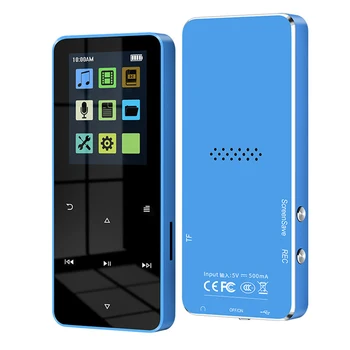 2,0 Inčni Metalni zaslon Osjetljiv na MP3 MP4 player Music player Bluetooth 5,0 Ugrađeni Zvučnik Dodirna Tipka FM radio igranje Video Sat Pedometar e-Knjiga