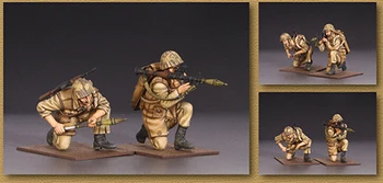 1/35 Modernih akcija pješadije uključuje (2 na slici) Setovi modela figura od smole Minijaturne gk U nesastavljeni Neobojeni