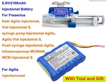 Baterija Cameron Sino 2100 mah za Fresenius Kabi Agilia injectomat, Bočica Injectomat S, MCM Injectomat S, Инфузионный pumpa MCM440