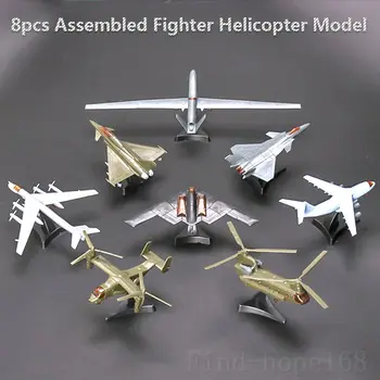 4D i Helikopter, Zrakoplov skupštinu Modela zrakoplova V-22 Osprey Y-20 J-20 RQ-4 Global Hawk Zagonetka Osobna Figurica korak 1:165