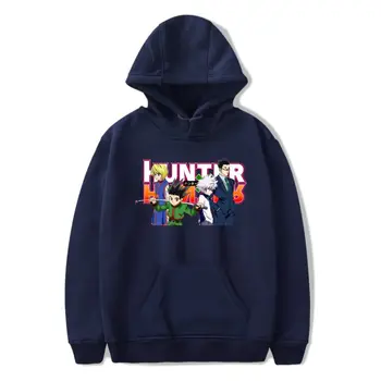 Hunter x Hunter Veste Za Muškarce i žene Majica Sportski Odijelo S Kapuljačom Za dječake i djevojčice, dječje Zimske Svakodnevni ulični odjeća japanske anime vrhovima