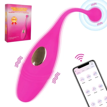 PROGRAM Daljinsko Upravljanje Skok Jaje Erotski Ženski Vibrator Stimulator Klitorisa Vaginalni Maser G-Točke za Odrasle Maca Seks-Igračka za Žene