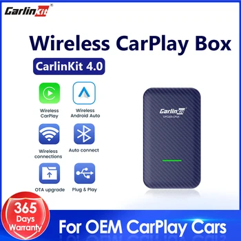 CarlinKit 4.0 Bežični CarPlay Box Android Auto Mini 3.0 Adapter Pack Tipske Auto Igre Ključ za Audi, VW Poineer Porsche Kia