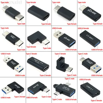 USB3.1 Tip C-USB3.0 Штекерный Priključak Dc Priključak za Napajanje USB-C Brzo Punjenje Adapter za Sinkronizaciju Podataka Produžni Kabel Type-C Za Laptop