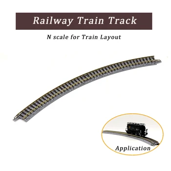 1: 160 N Razmjera model Željezničkog Putu Plastični Model railroad Plišani Vlak Mali Diorama Vlak Scena Materijal Za Proizvodnju Željezničke Putu Kit