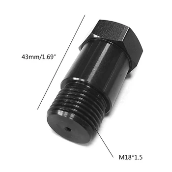 Kolni Priključci Senzora za Kisik O2 M18 x 1.5 Lambda Senzor Prilagodnik Alata Black auto oprema