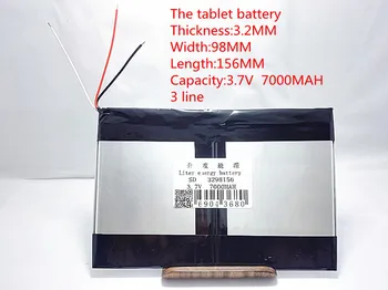 Besplatna dostava veliki kapacitet 3,7 U tablet baterija 7000 mah svaki brand tableta univerzalne punjive litij baterije 3298156
