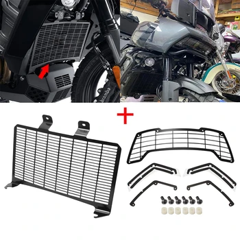 Motocikl Crni Štit Hladnjaka + Zaštita Prednja Rešetka Poklopac Oplate Za Harley Pan America RA1250 1250S 2020-2022 2021