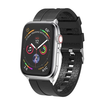 Silikon remen Za Apple Watch band 44 mm/40 mm iwatch Band 45 mm 41 mm 38 mm 42 mm Sportski Gumenih narukvica za Apple watch SE 7 6 5 4 3