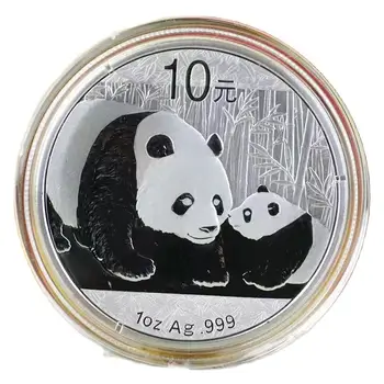 2011 Kina Panda prigodnu 1 unca Ag .999 Prigodni kovani novac Božić Božićne Darove 10 juana