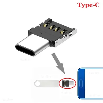 1 kom. Priključnica Type-C, USB-C Tip C USB 3.1 Priključak za USB Ženski OTG Adapter je Pretvarač Za Android Tablet Telefon Flash disk U Disk
