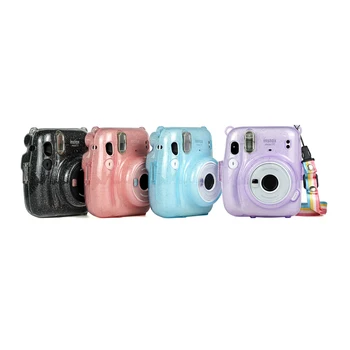 Za Kamere Fujifilm Instax Mini 11 Torba Za Prijenosno Prozirna Torbica Prašinu Zaštitna Torba S Remenom Šok-Dokaz
