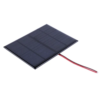 Mini Solarna Ploča 3 Uto 12 U Mali Modul Ćelije Поликремниевая Naknada Prijenosni Vanjski Solarni Punjač 115x85 mm