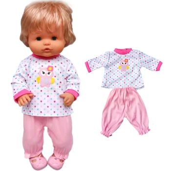 38 Cm Lutkarska Odjeća Pink-Pink Kombinezon za 40 cm Nenuco Ropa Y Su Hermanita Lutaka Kostim Pribor
