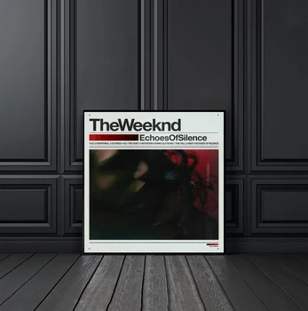 The Weeknd - Echoes Of Silence Cover glazbenog albuma Platnu Plakat Osnovna Zidno slikarstvo Ukras (Bez okvira)