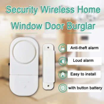 Sigurnost Bežična Kućna Prozor Vrata Protuprovalni Alarm S Magnetskim Senzorom Ugostiteljska Uređaj Sigurnost protiv krađe alarm prozor