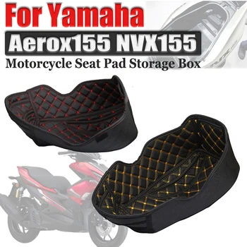 Za Yamaha AEROX155 NVX155 AEROX NVX 155 Motocikl Dio Sjedala Kutija Za Pohranu Kožni Stražnji Prtljažnik Багажный Brod Zaštitnik Pribor