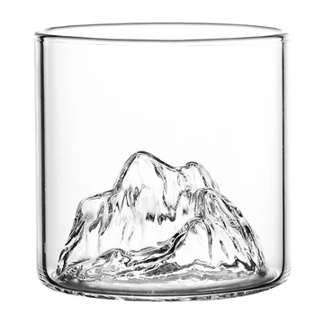 Čaša za viski u obliku planine Set od 4 Čaša za vino