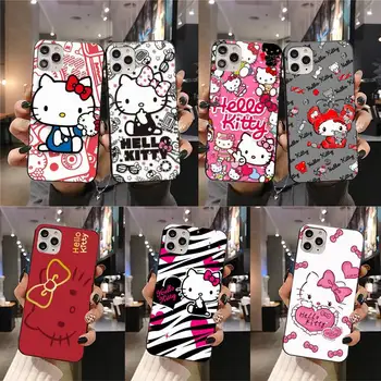 Sanrio Slatka Мультяшный Mačka Hello Kitty Torbica Za Telefon iPhone 14 13 12 11 Pro Mini XS Max 8 7 Plus X SE 2020 XR torbica