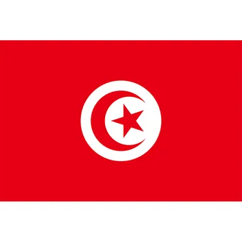 Zastava Tunisa Yehoy visi 90* 150 cm Za Ukrašavanje