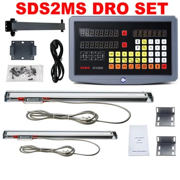 SDS2MS KA300/KA500 Dro Komplet/Set YHSINO Digitalni Čitač 2 kom. Linearni Энкодер/Vaga/Senzor 5U TTL Veličine od 120 do 1020 za токарных metala