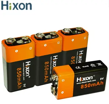 9 U 6F22 850 mah Za Detektor Dima Multimetar Alarm Zaštićena Punjiva Litij-ionska baterija Proizvodnje Hixon uz visoku kvalitetu