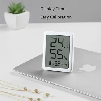 Miaomiaoce E-ink Zaslon LCD-zaslon Veliki Digitalni prikaz Termometar Hygrometer Temperature Osjetnik Vlage