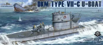 Komplet plastičnih modela podmornica Border BS001 1/35 razmjera DKM Tip VII-C