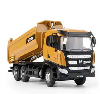 Novi proizvod 1:50 model dump truck od legure, dječje simulacijski kućanski igračka za auto, besplatna dostava