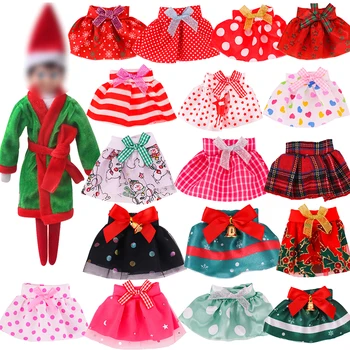 Kawaii Božićno od samta пижама, suknja, pogodan za božićne lutke, 11,8 inčni lutka Barbie Lutka Elf, pribor, igračke