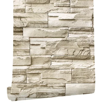 6 M Vinil 3D Cigle Rock Naljepnica Papir Samoljepljive Tapete, Namještaj Naljepnice Za Zid